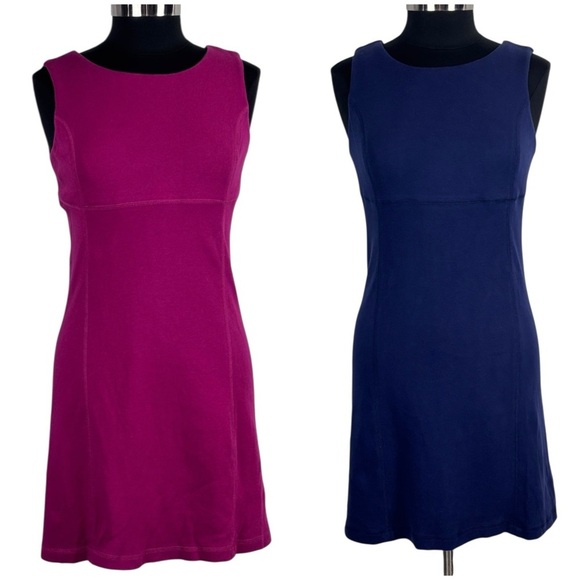 LILLY PULITZER BUNDLE OF 2 JASPER 100% COTTON SLEEVELESS MINI DRESSES - Picture 2 of 15